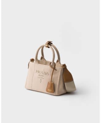 Prada Jardinière Women's bags Mini Black Canvas (Cotton Canvas) New