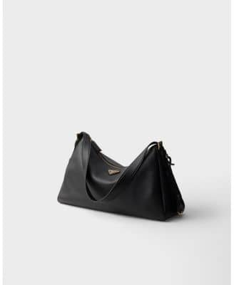Prada Aimée Women's bags Medium Black Leather New