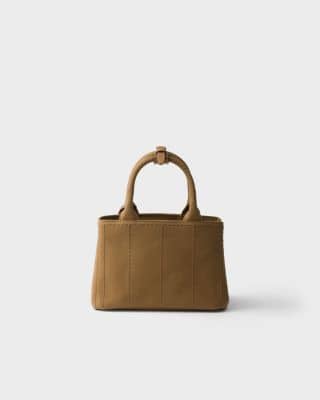 Prada Jardinière Women's bags Mini Black Canvas (Cotton Canvas) New