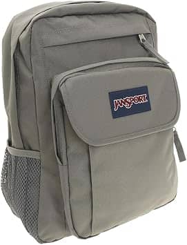 JanSport Union Pack Women's bags Grey 100% Recycled Polyester 600 Denier New