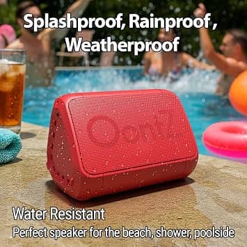 OontZ Angle Solo Portable Bluetooth Speakers Red New