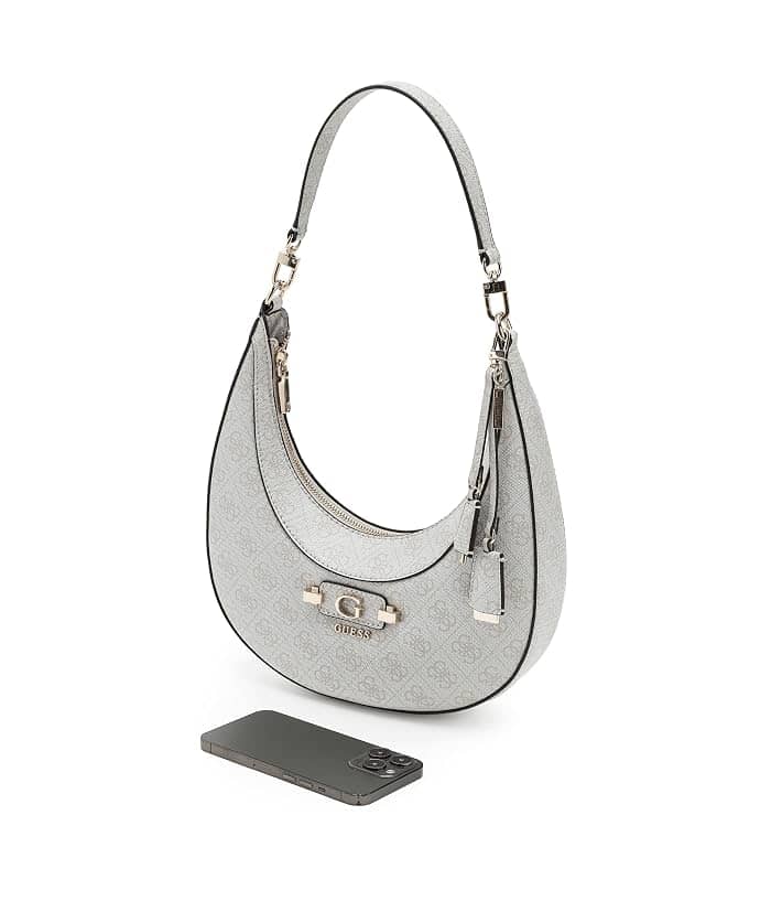Guess Lindsey Women's bags Ivory Faux Leather Hobo New