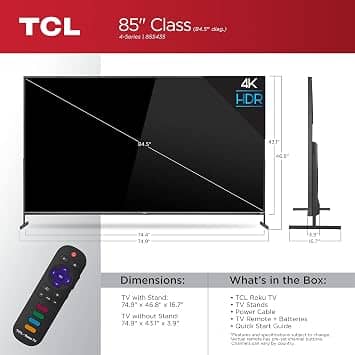 TCL S435 TVs 43 inch New