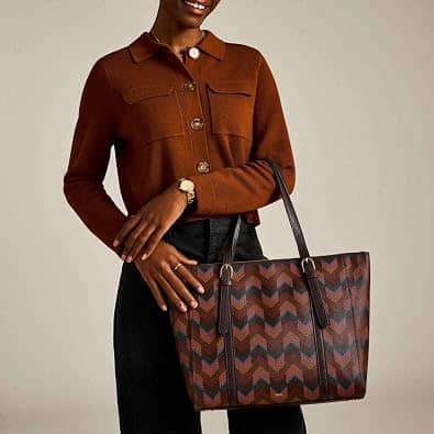 Fossil Carlie Women's bags Print Unspecified Tote New