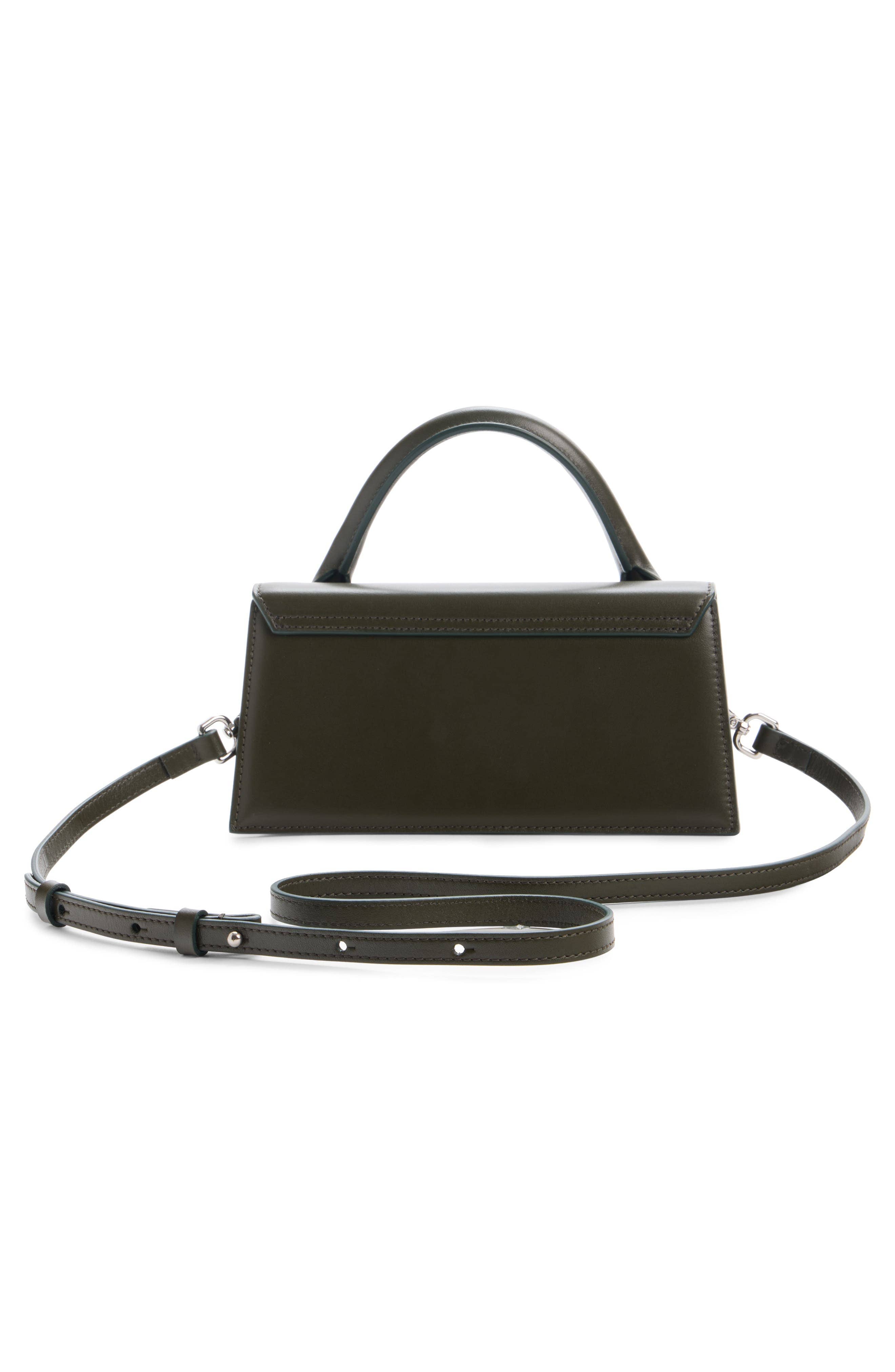Jacquemus Le Bambino Long Women's bags Black Leather New