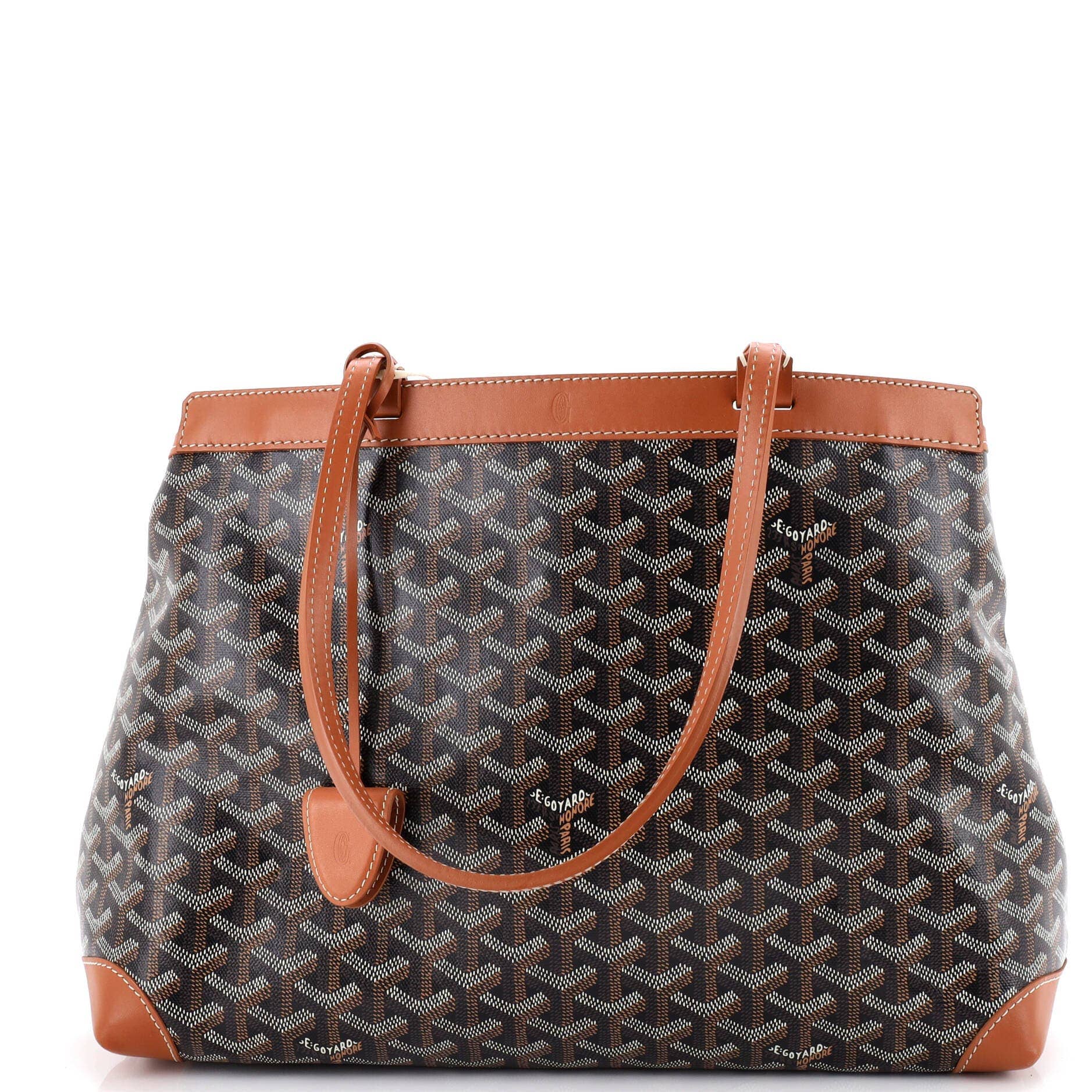 Goyard Bellechasse Women's bags PM Brown Goyardine (Coated Canvas) New