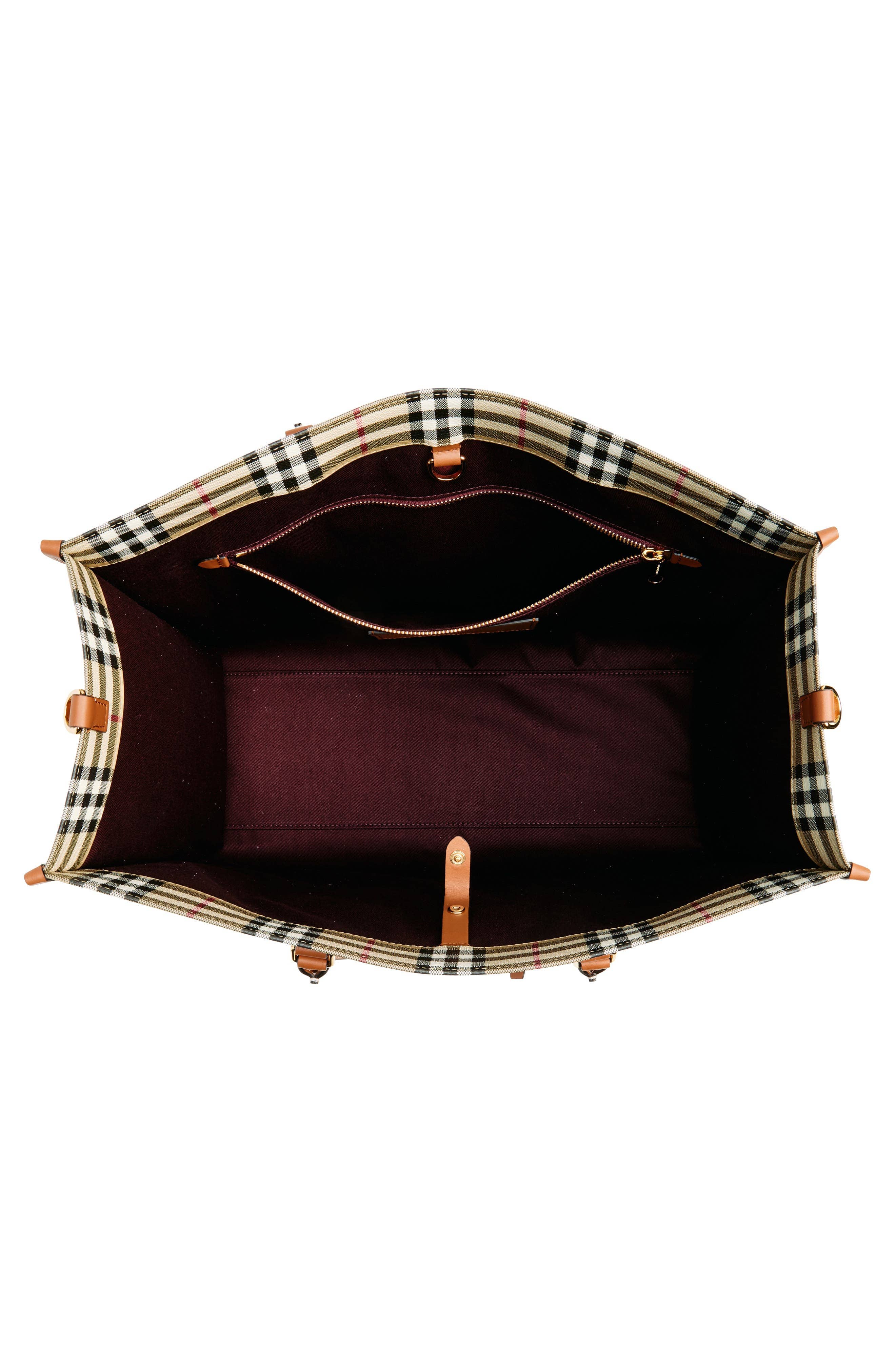 Burberry Freya Women's bags Mini Check Canvas New