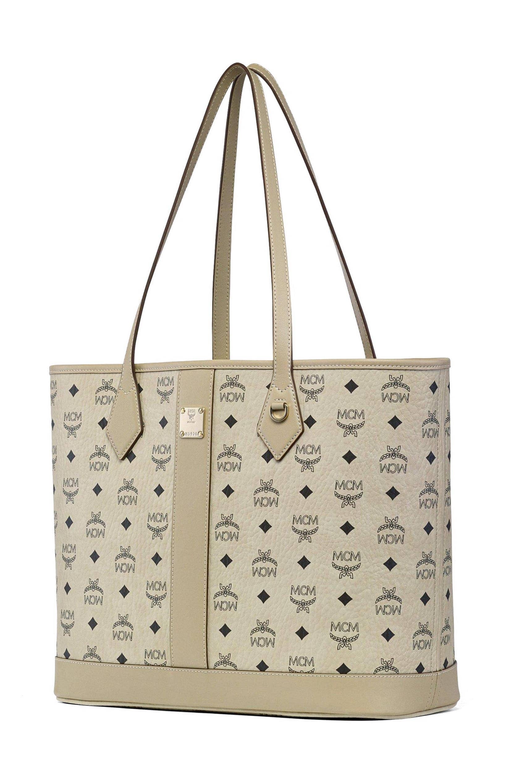 MCM Liz Shopper Women's bags Beige Visetos New Liz Shopper Small New