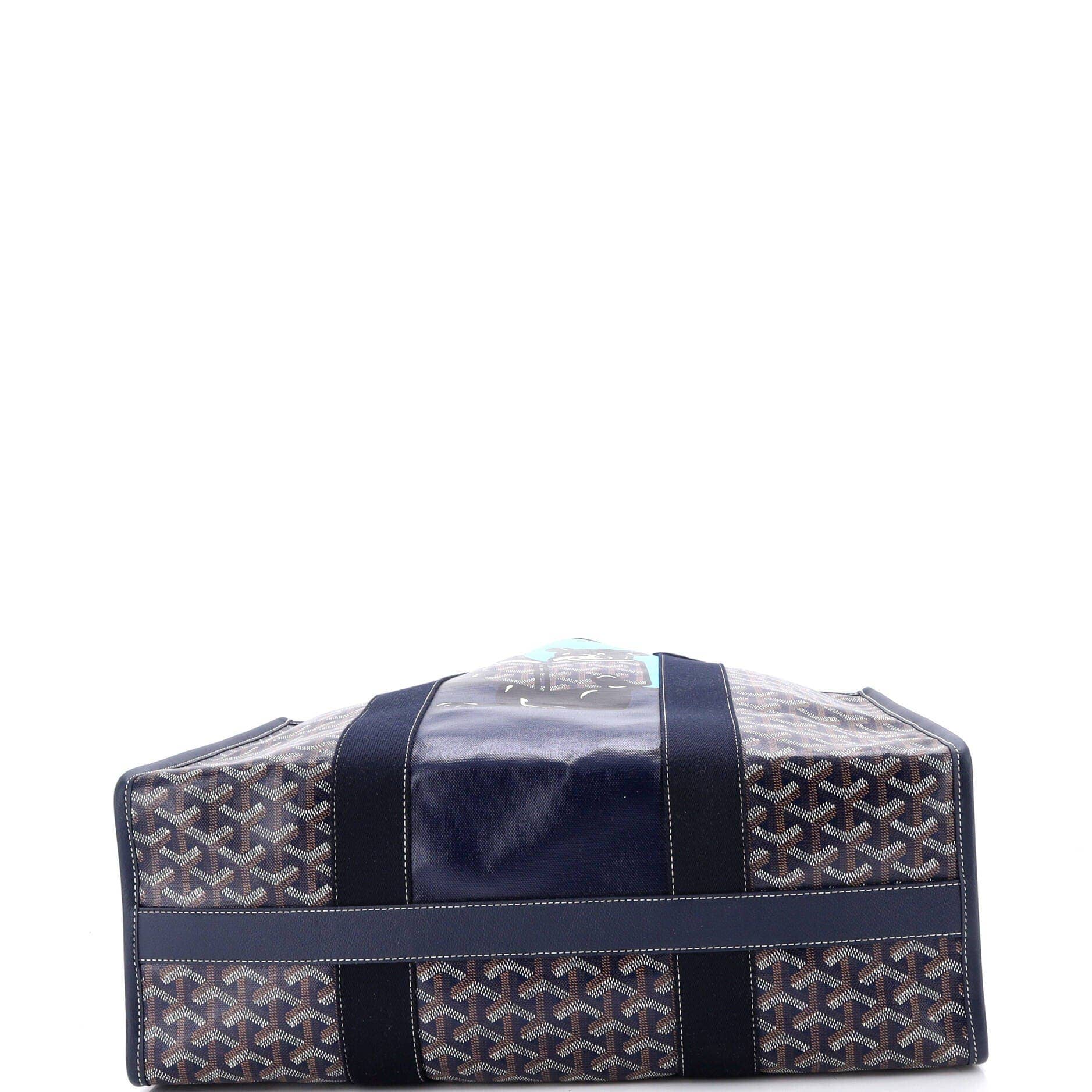 Goyard Villette Women's bags MM Blue Goyardine (Coated Canvas) New