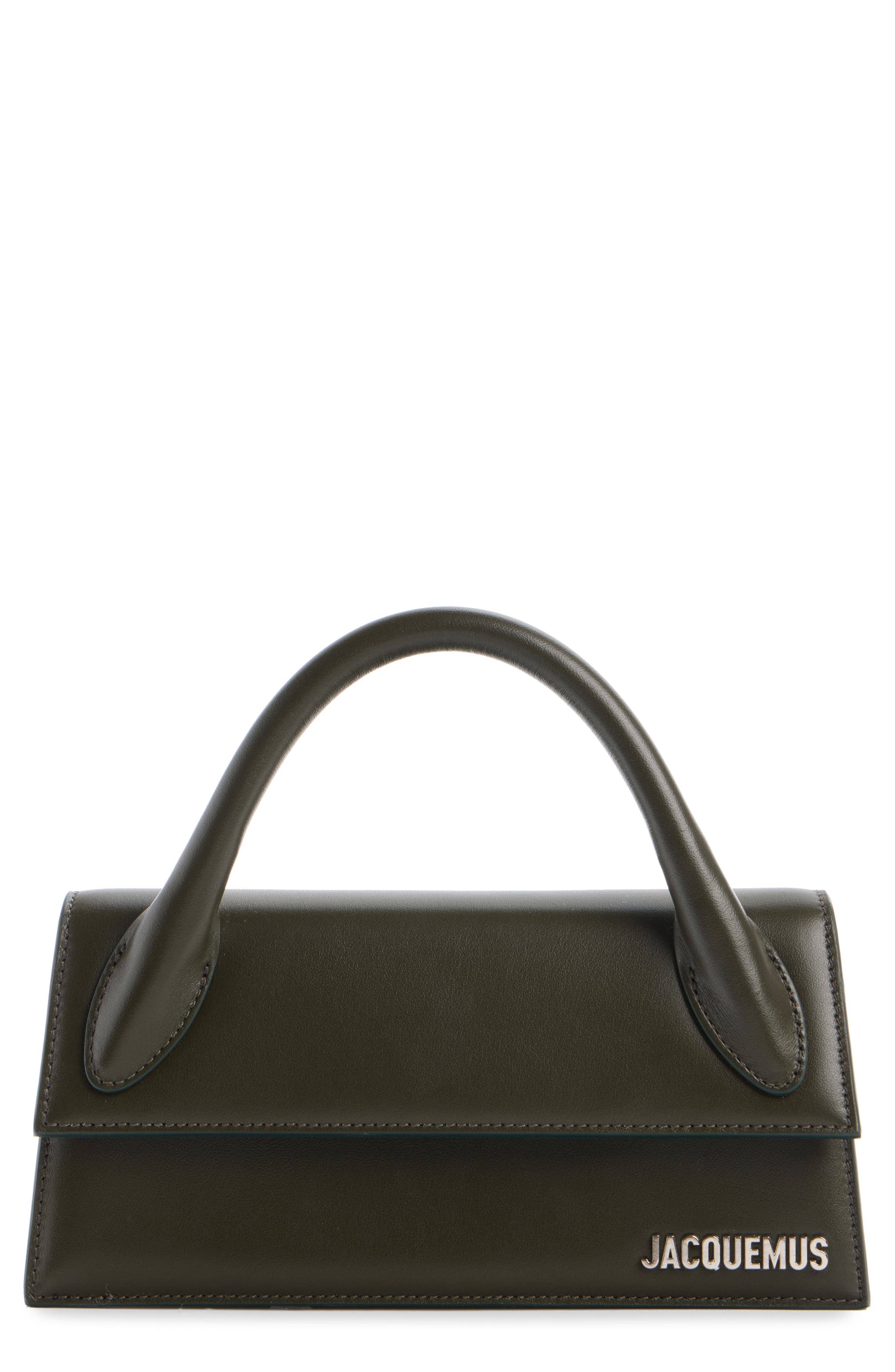 Jacquemus Le Bambino Long Women's bags Black Leather New