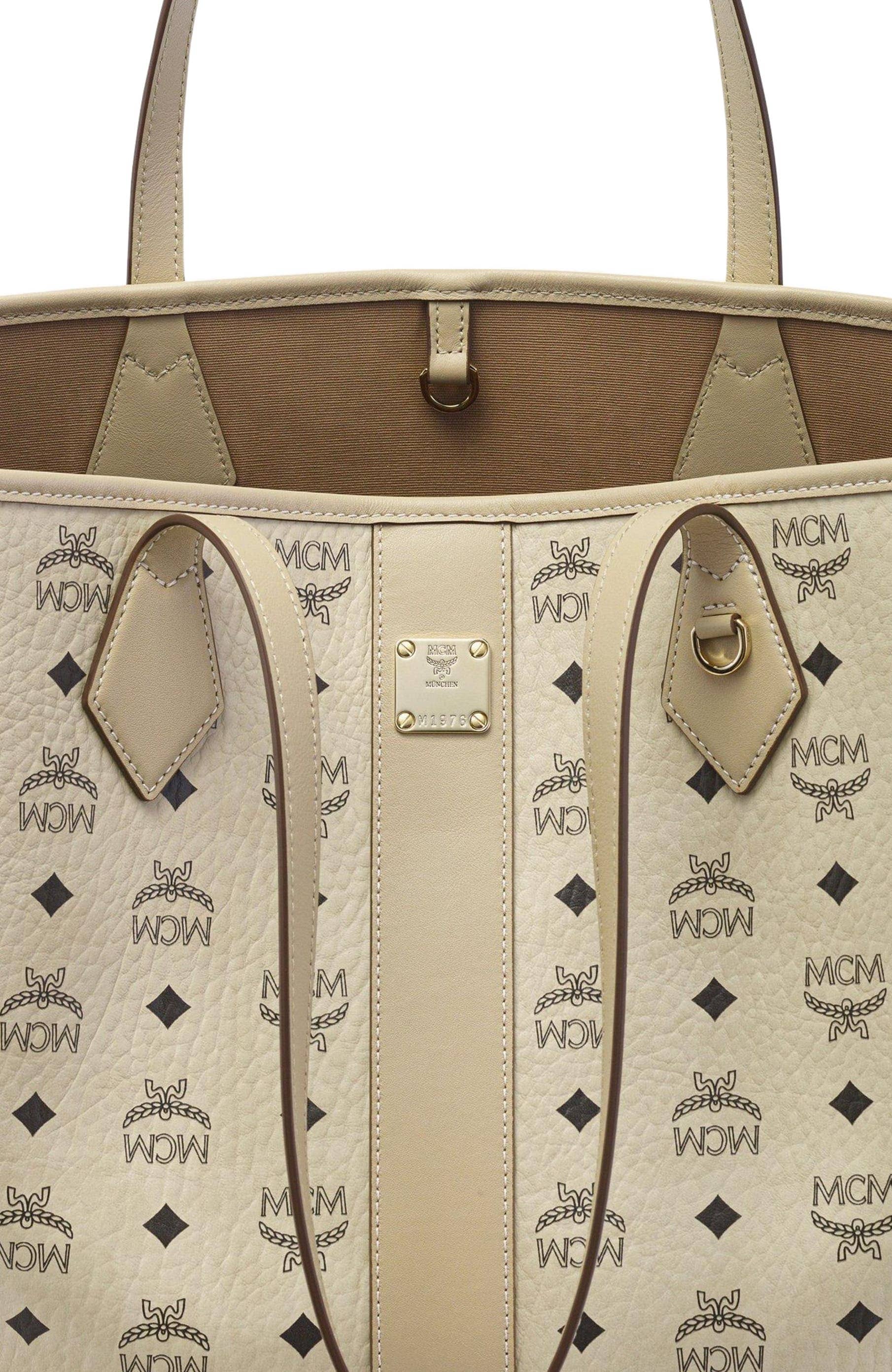 MCM Liz Shopper Women's bags Beige Visetos New Liz Shopper Small New