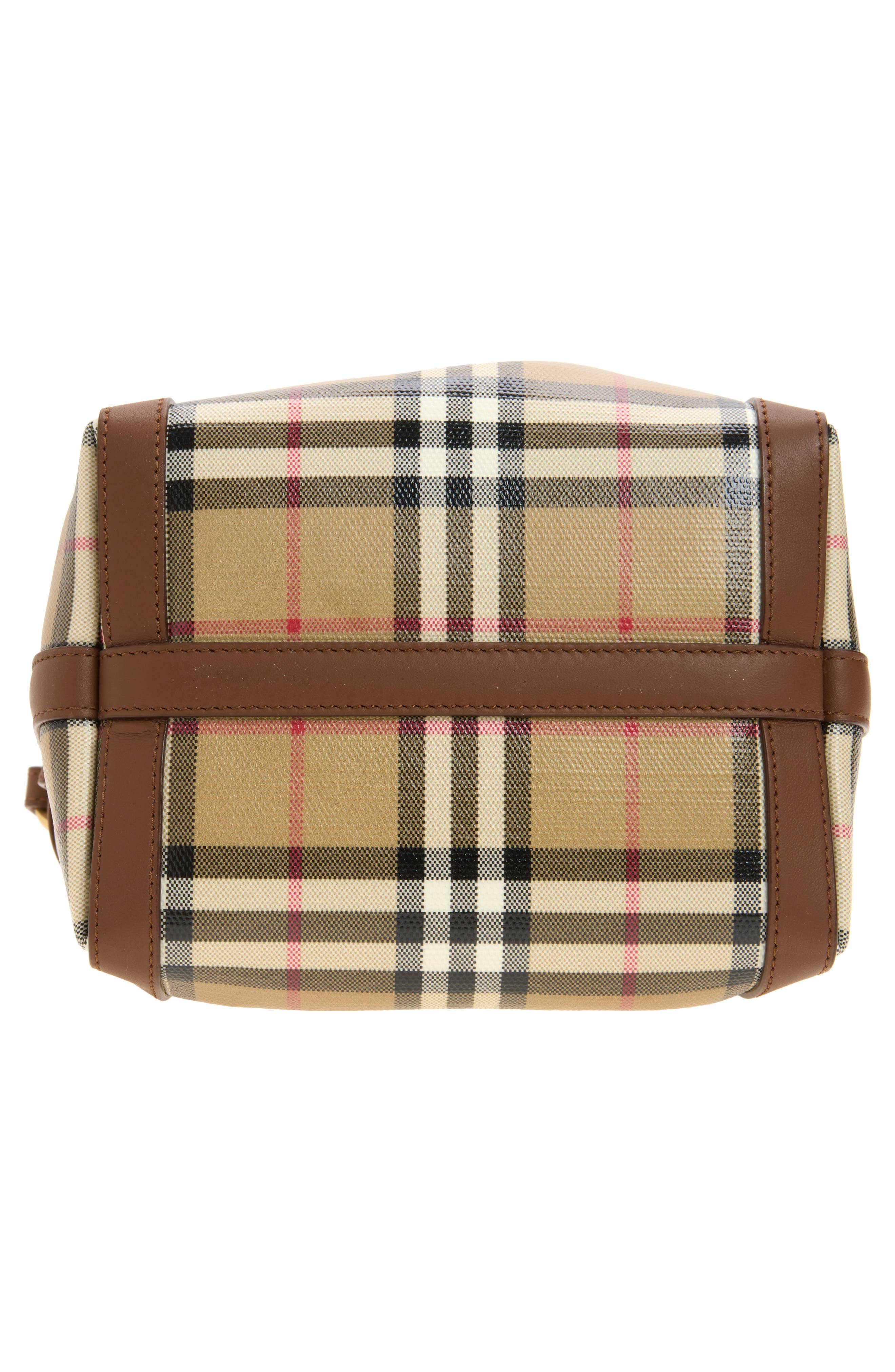 Burberry Check Bucket Women's bags Mini Archive Beige Unspecified New