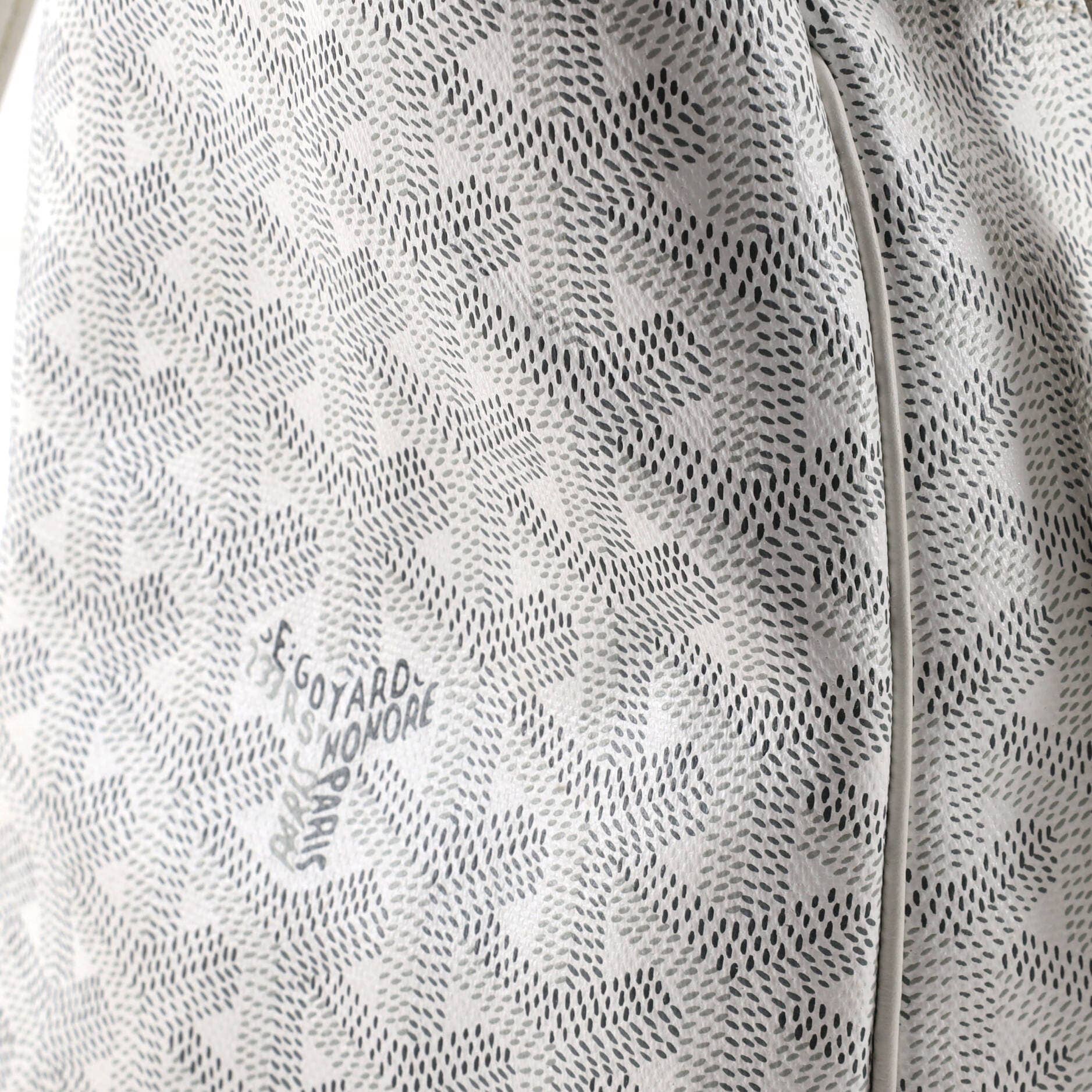 Goyard Rouette Women's bags PM White Goyardine (Coated Canvas) New