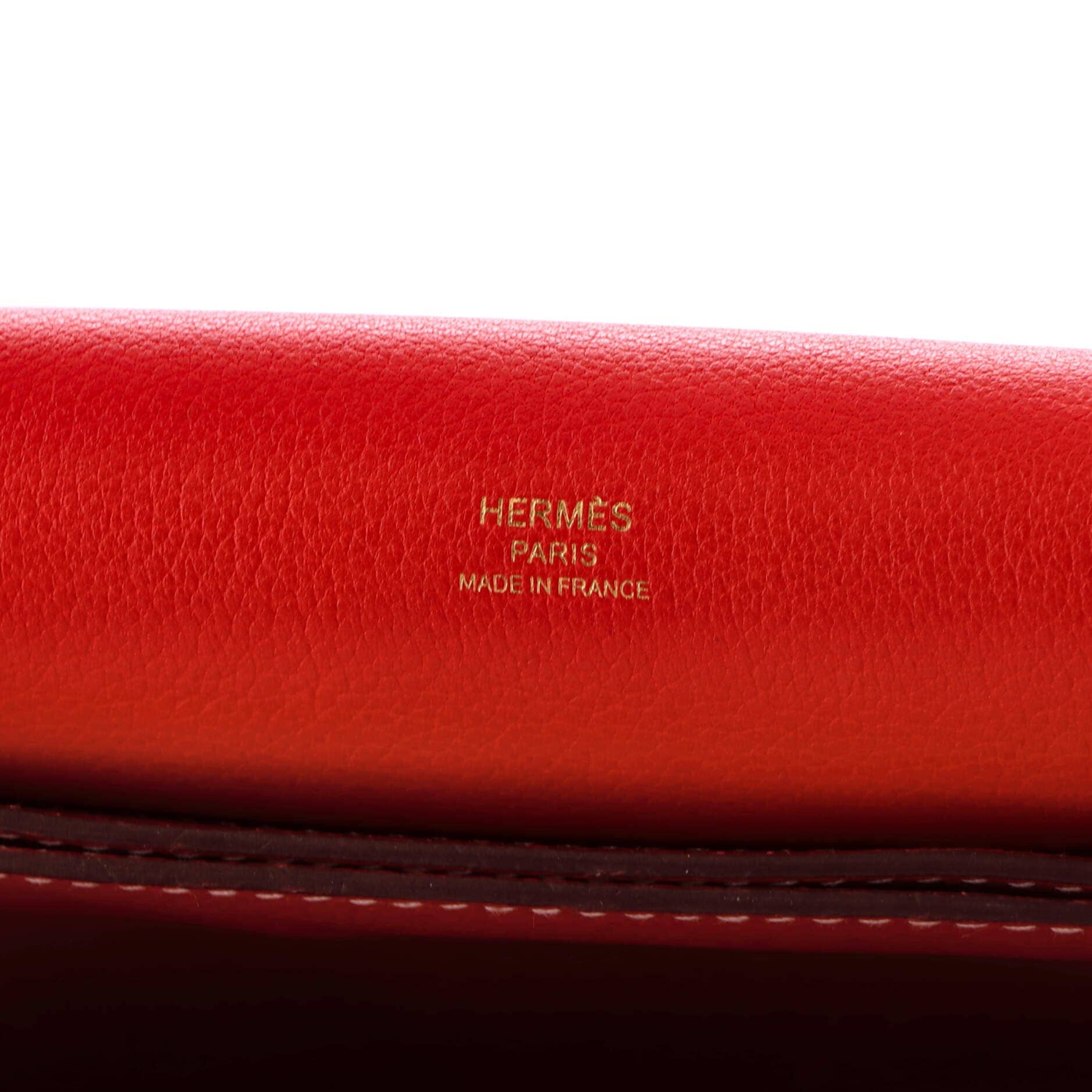 Hermès Roulis Women's bags 23 Red Evercolor Unspecified New