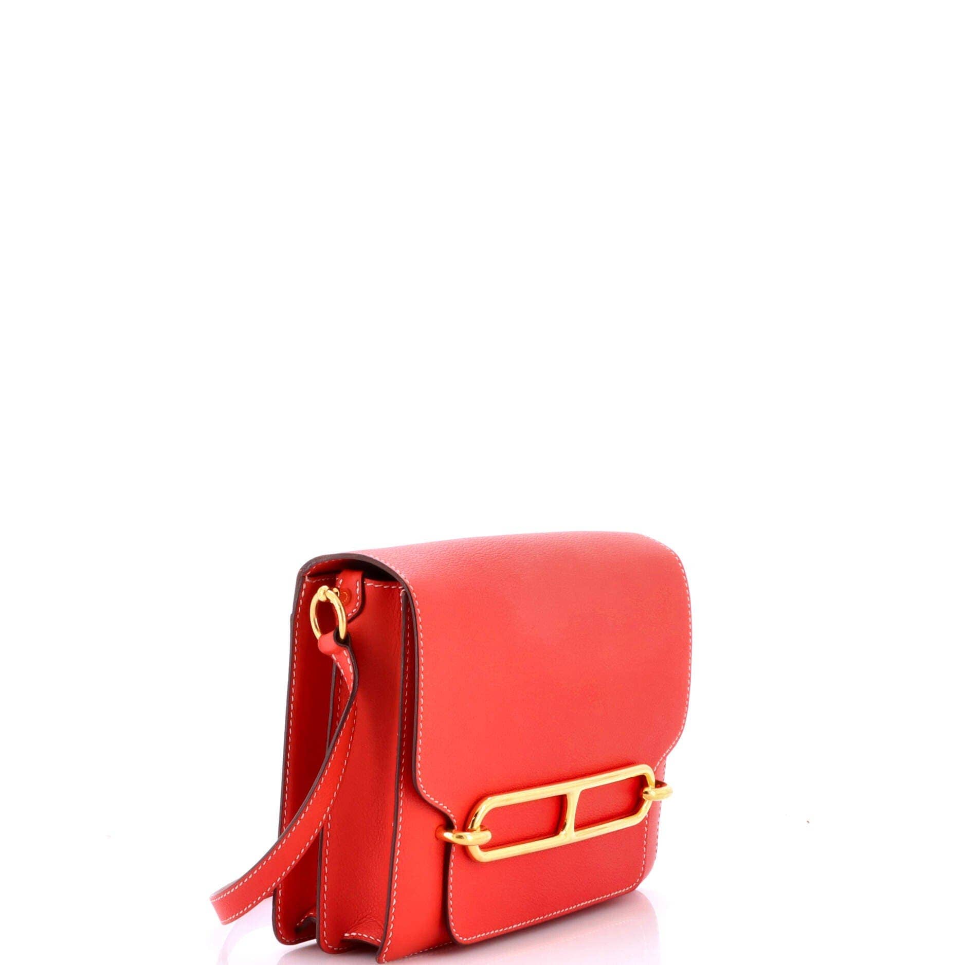 Hermès Roulis Women's bags 23 Red Evercolor Unspecified New