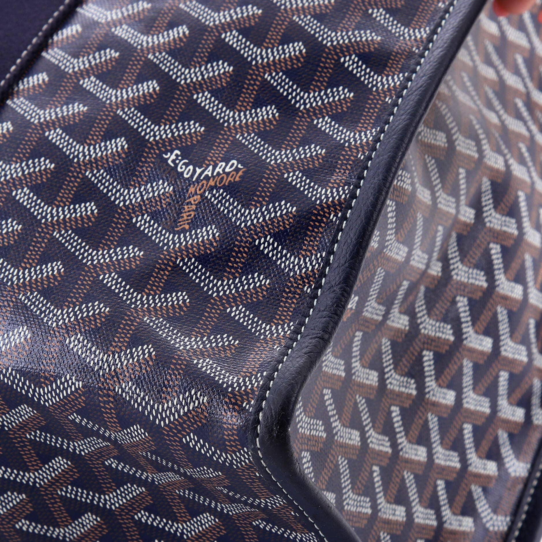 Goyard Villette Women's bags MM Blue Goyardine (Coated Canvas) New