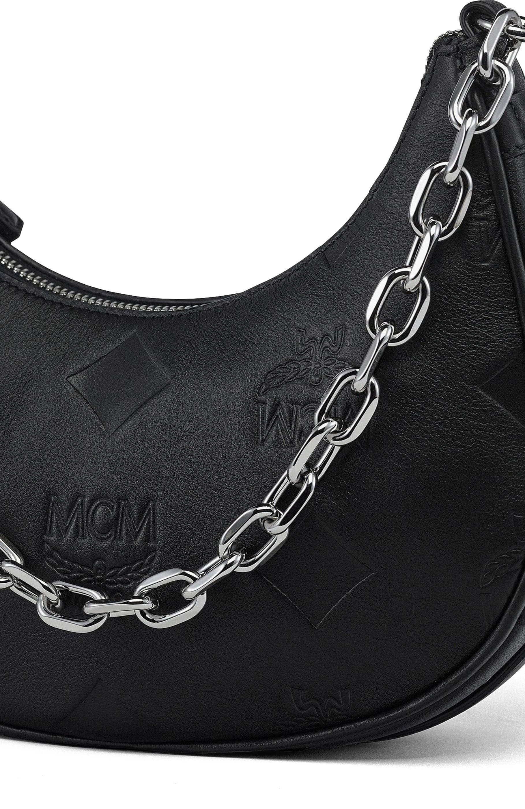 MCM Aren Women's bags Black Monogram Unspecified New