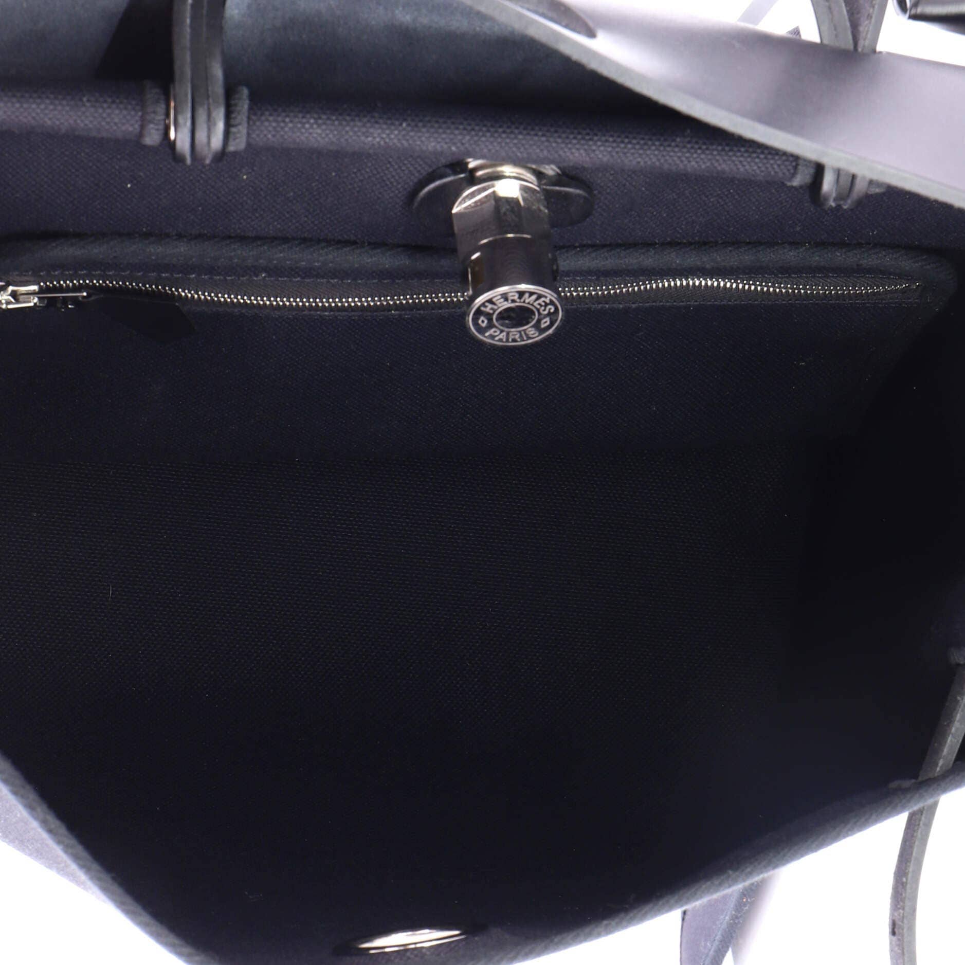 Hermès Herbag Women's bags 39 Black Toile & Leather (Toile + Vache Hunter) Unspecified New
