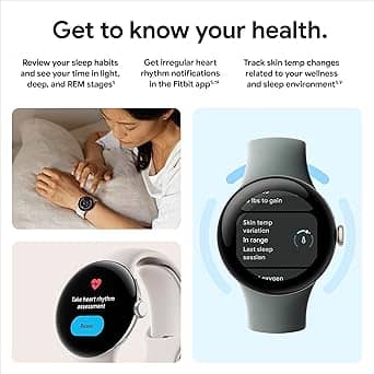 Google Pixel Watch 2 Smartwatches Wi-Fi Active Band