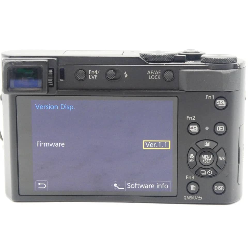 Panasonic LUMIX ZS200 Digital Cameras Black Used - Good Body Only
