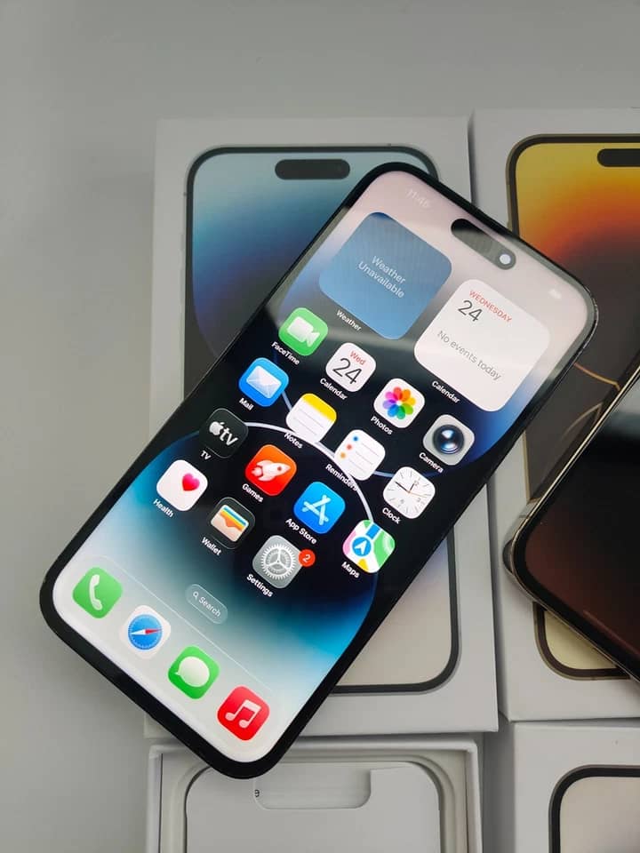 Apple iPhone 14 Pro Max Cell Phones Black T-Mobile 256GB New