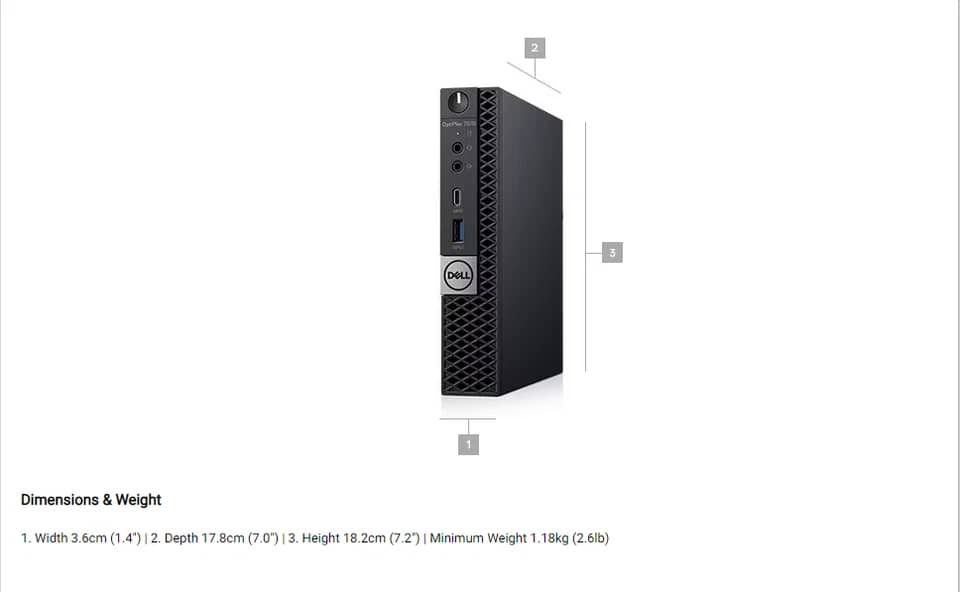 Dell OptiPlex 7070 Computers 256GB 8GB New
