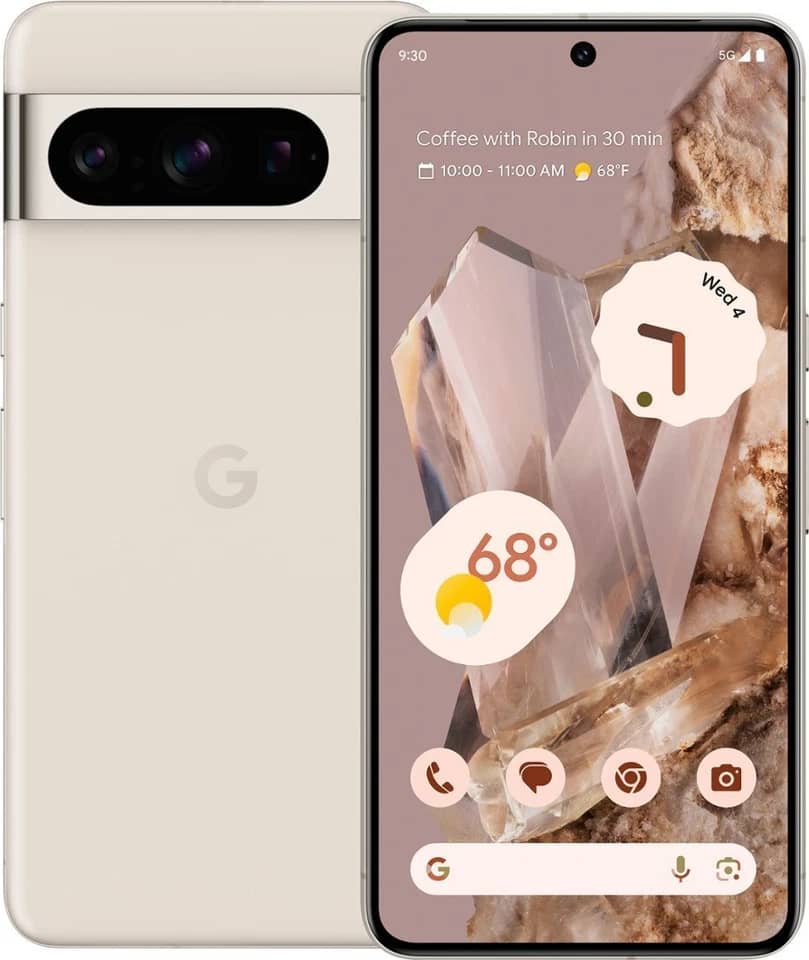 Google Pixel 8 Pro Cell Phones White Unlocked 256GB New