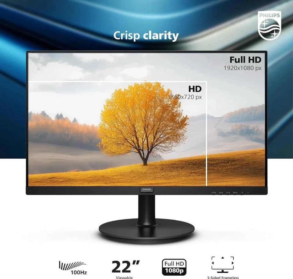Philips 221V8LB Monitors New