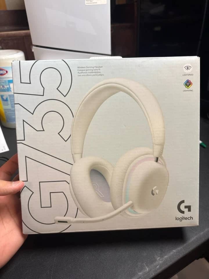 Logitech G735 Headphones & Earbuds White Refurbished - Excellent