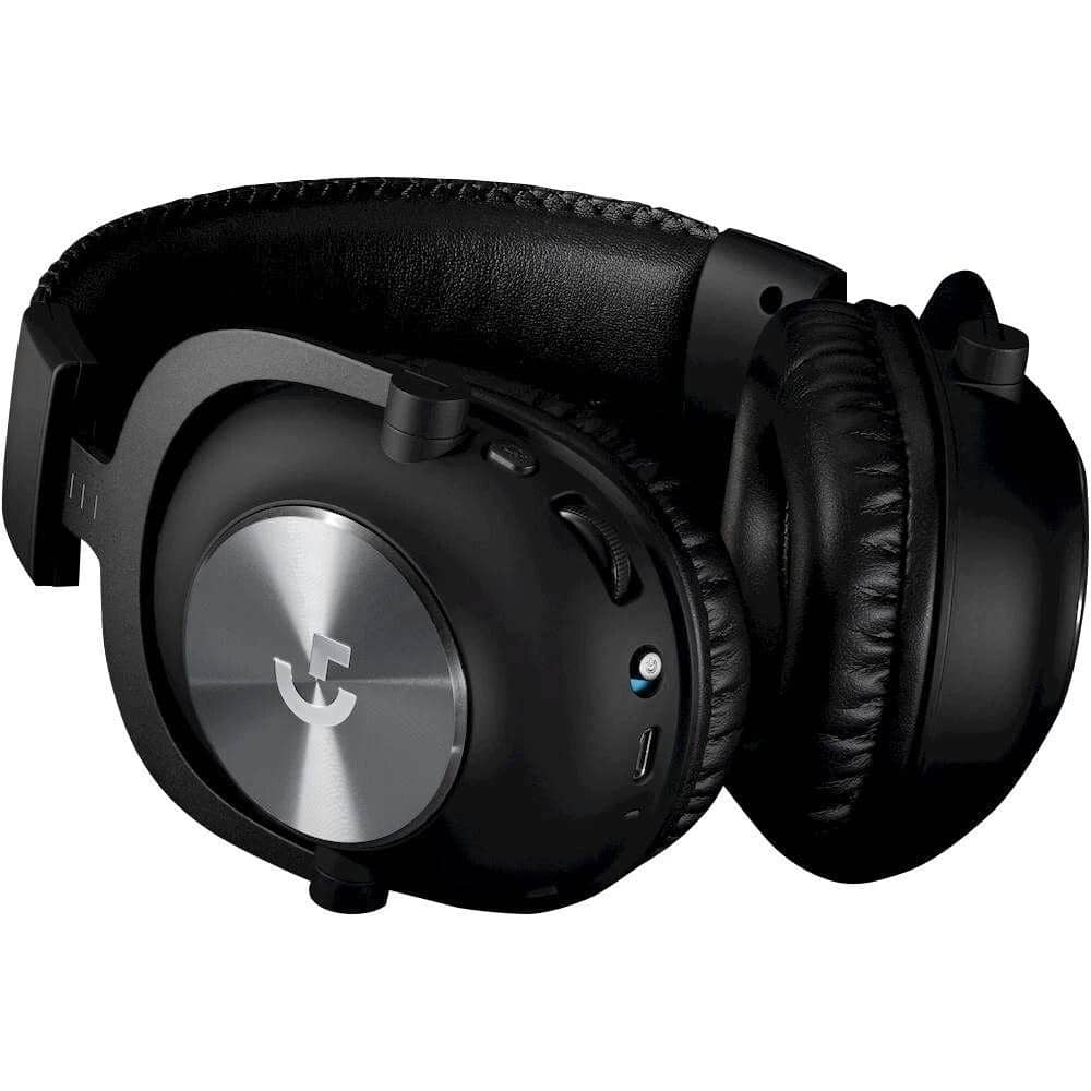 Logitech G Pro X Wireless Headphones & Earbuds Black Used - Good