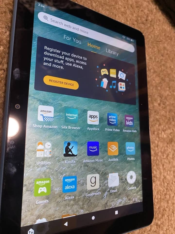Amazon Fire HD 8 10th Tablets Black 32GB New 8"