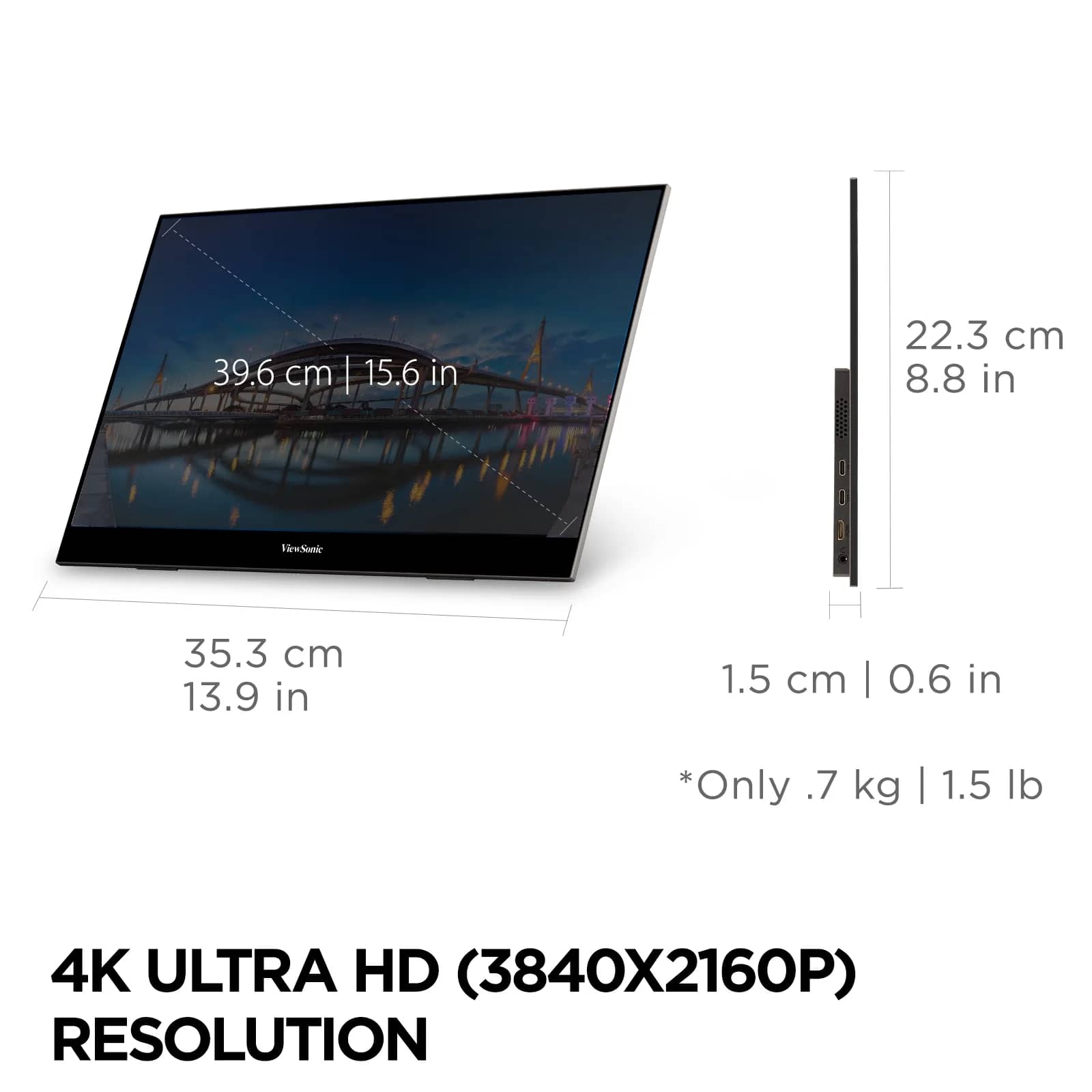 ViewSonic VX1655-4K-OLED Monitors New