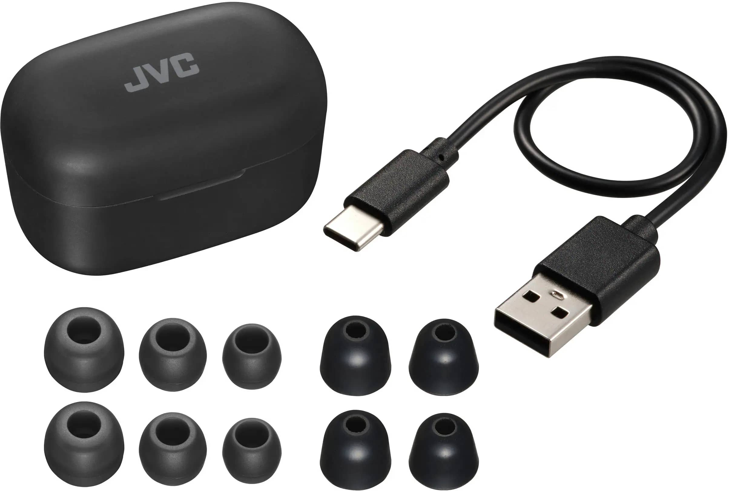 JVC HAA25TB Headphones & Earbuds Black New