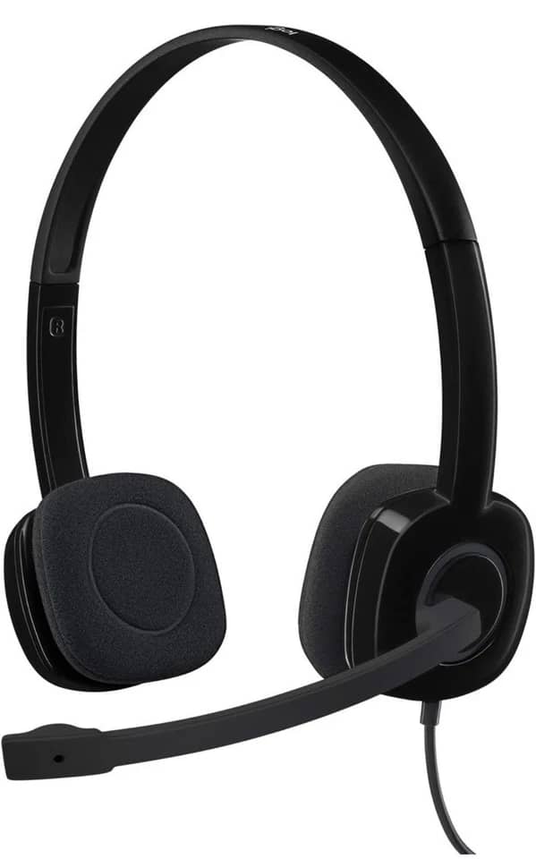 Logitech H151 Headphones & Earbuds Black New