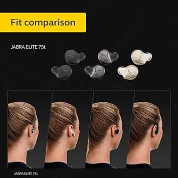 Jabra Elite 75t Headphones & Earbuds Silver New