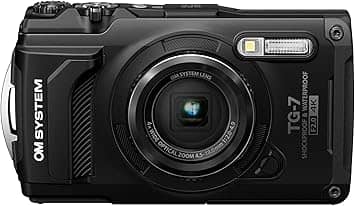 OM SYSTEM Tough TG-7 Digital Cameras Black New