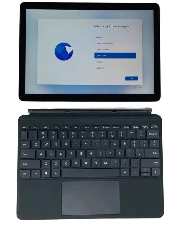 Microsoft Surface Go 1 Tablets Silver 64GB Used - Good 10"