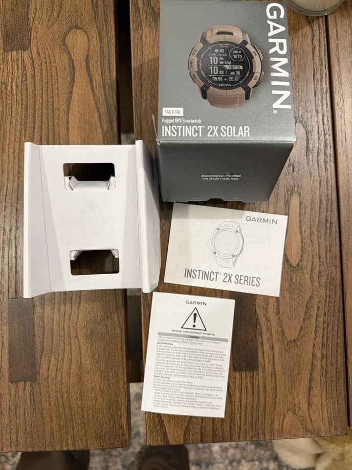 Garmin Garmin Instinct 2X Solar Smartwatches Black 51mm New