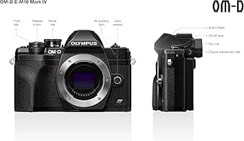 OM SYSTEM OM-D E-M10 Mark IV Digital Cameras New