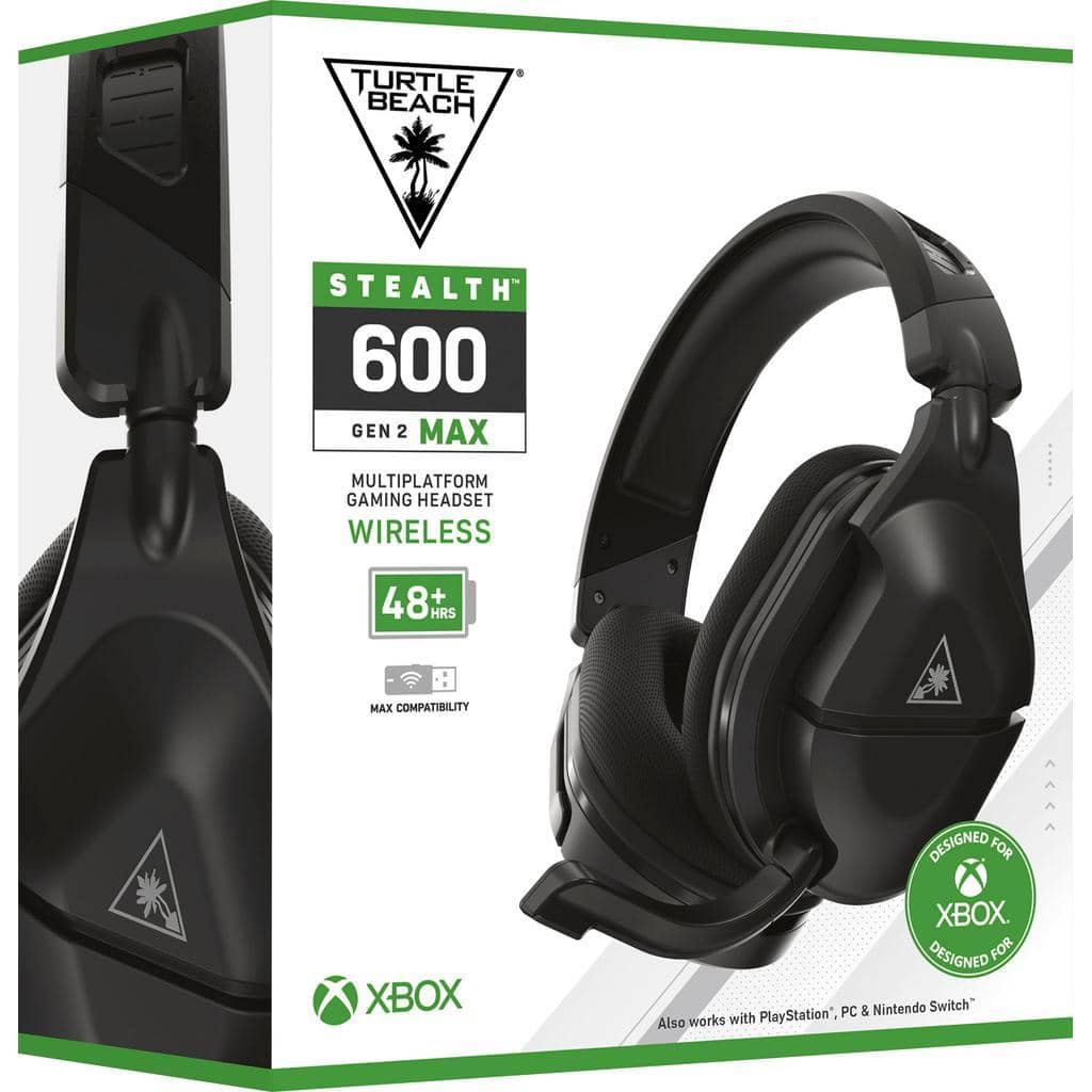 Turtle Beach Stealth 600 Gen 2 MAX Headphones & Earbuds Black Used - Good