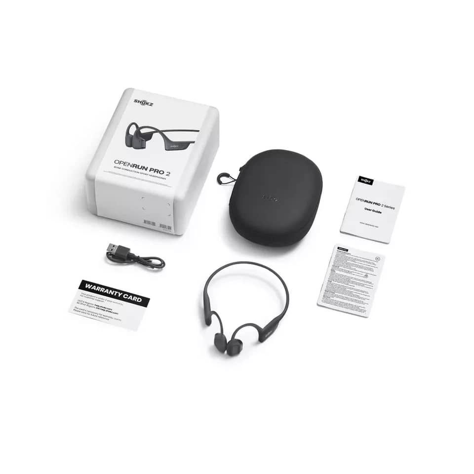 Shokz OpenRun Pro Headphones & Earbuds Black New