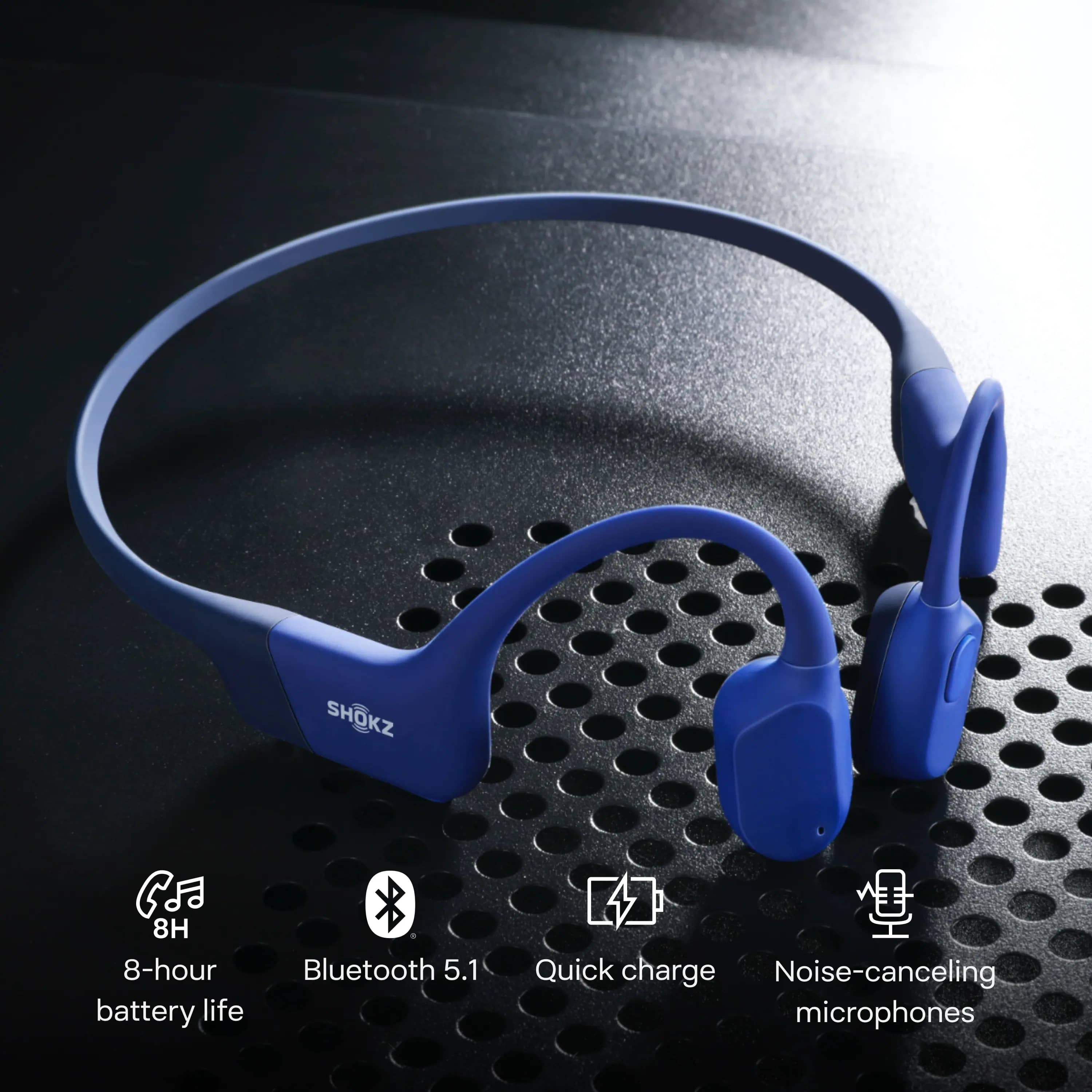 Shokz S803-ST-BL-US Headphones & Earbuds Blue New
