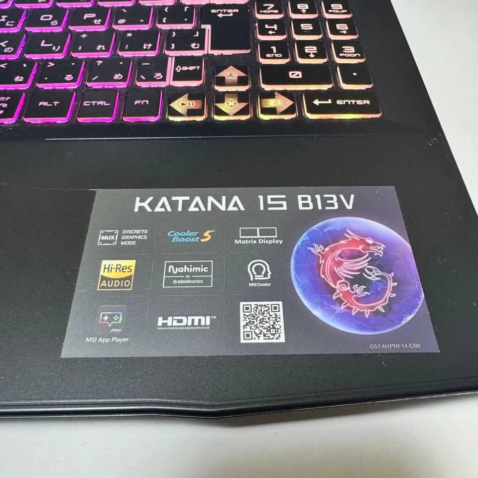 MSI Katana 15 HX Computers 512GB 8GB New