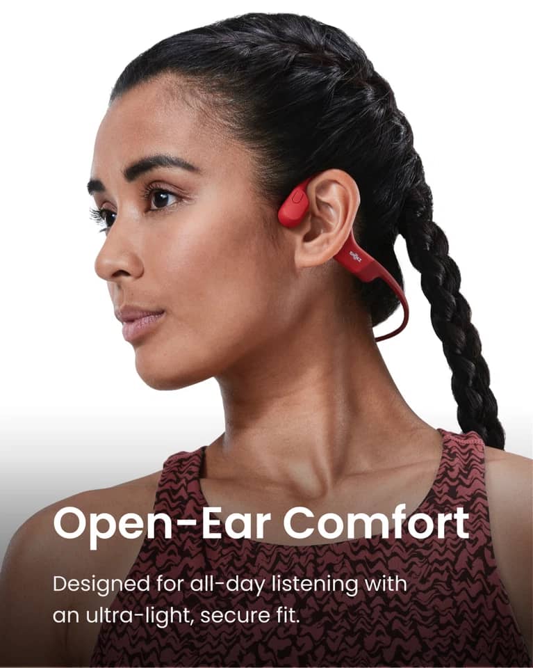 Shokz OpenRun Headphones & Earbuds Blue New