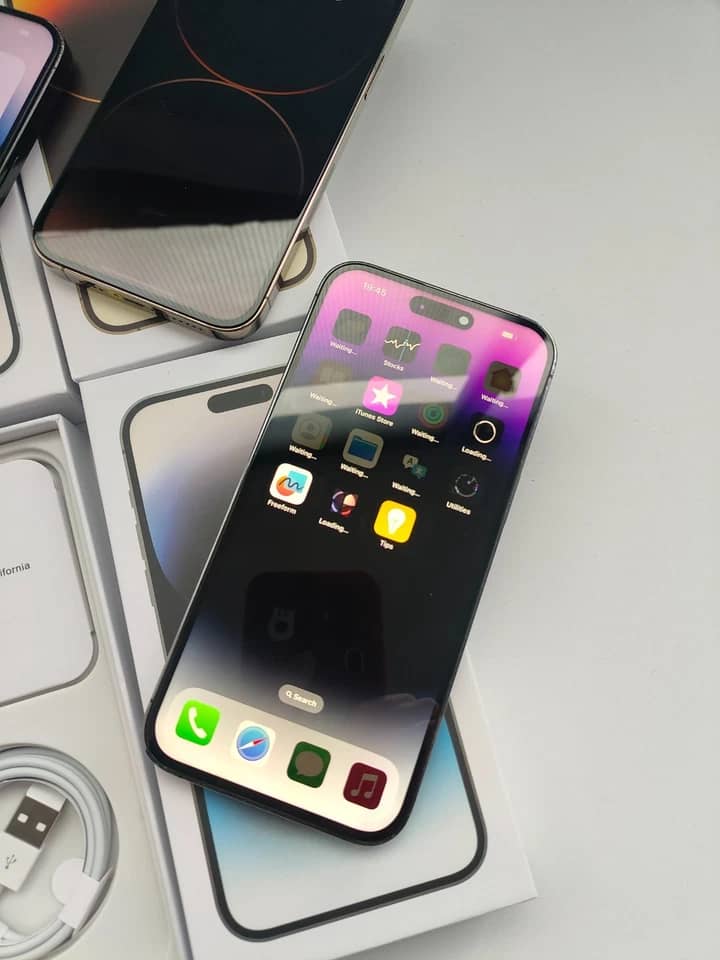 Apple iPhone 14 Pro Max Cell Phones Black T-Mobile 256GB New