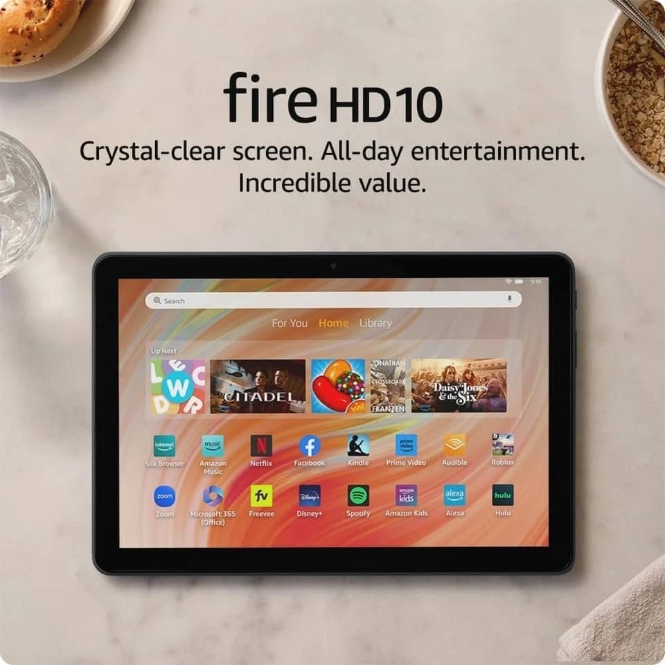 Amazon Fire HD 10 13th Tablets Black 32GB New 10.1"