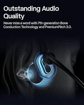 Shokz OpenComm Headphones & Earbuds Black New