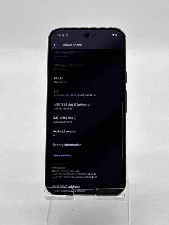 Google Pixel 9 Pro XL Cell Phones Black Unlocked 128GB New