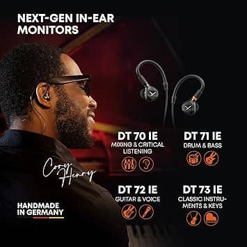 Beyerdynamic DT 71 IE Headphones & Earbuds Black New
