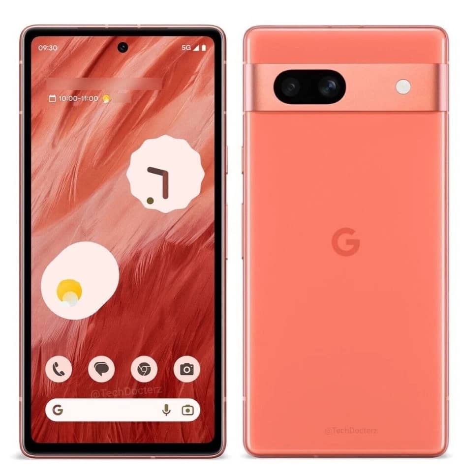 Google Pixel 7a Cell Phones Gray Unlocked 128GB New